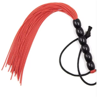 SILICONE FLOGGER - RED