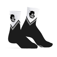 PUPPY HOOD SOCKS - GREY