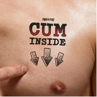 TEMPORARY TATTOO CUM INSIDE