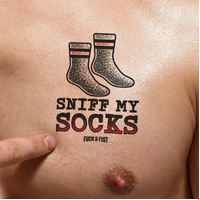 TEMPORARY TATTOO SNIFF MY SOCKS