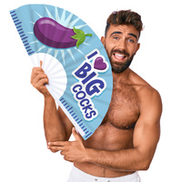 I LOVE BIG COCKS FAN 64cm