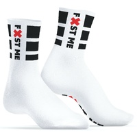 WHITE FIST ME SOCKS