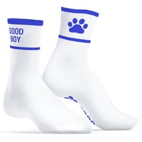 GOOD BOY SOCKS WHITE/BLUE