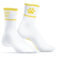 GOOD BOY SOCKS WHITE/YELLOW