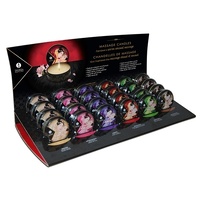 SHUNGA MASSAGE CANDLE DISPLAY X24pc
