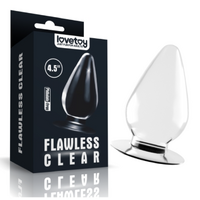 LOVETOY FLAWLESS CLEAR 4.5" BUTT PLUG