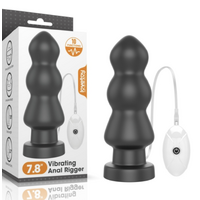 LOVETOY 7.8" KING SIZED VIBRATING ANAL RIGGER