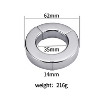 ROUND S/S MAGNETIC CLOSE BALL WEIGHT 14mm