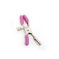 BASIX RUBBER TIPPED NIPPLE CLAMP - PINK
