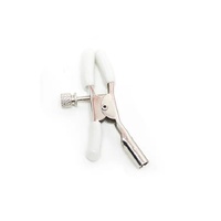 BASIX RUBBER TIPPED NIPPLE CLAMPS - WHITE
