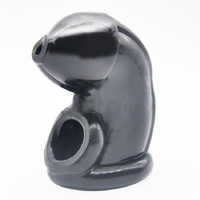 COCK BLOCKED - BLACK TPE CHASTITY DEVICE