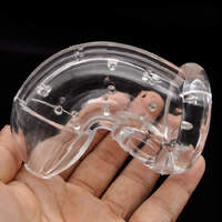 COCK BLOCKED - CLEAR TPE CHASTITY DEVICE