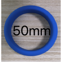 SILICONE BAND COCK RING - BLUE 50mm