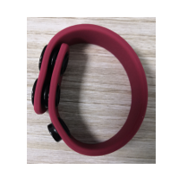 ADJUSTABLE SILICONE COCK RING - RED