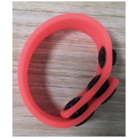 ADJUSTABLE SILICONE COCK RING - PINK