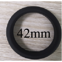 SILICONE BAND COCK RING - BLACK 42mm