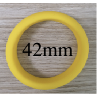 SILICONE BAND COCK RING - YELLOW 42mm