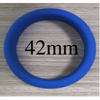 SILICONE BAND COCK RING - BLUE 42mm