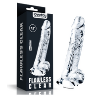 LOVETOY FLAWLESS CLEAR 7.5" DONG