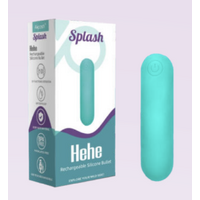 SPLASH HEHE RECHARGEABLE SILICONE BULLET - TEAL