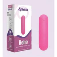 SPLASH HEHE RECHARGEABLE SILICONE BULLET - PINK