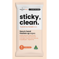 STICKY, CLEAN - 15 WIPES