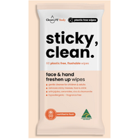 STICKY, CLEAN - 60 WIPES