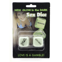 LARGE GLOW IN THE DARK NOVELTY DICE