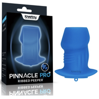 RIBBED PEEPER SILICONE ANAL PLUG