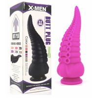 SUCKER PUNCH TENTICLE DILDO - 8" PURPLE
