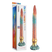 CLOSE ENCOUNTERS GLITTER SILICONE DILDO - ANACONDA