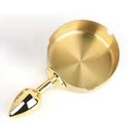 ASH TRAY BUTT PLUG - GOLD