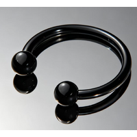BLACK HORSE SHOE GLANS RING 32mm