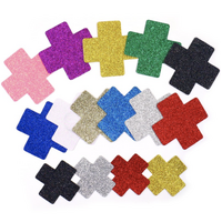 NIPPLE PASTIE CROSS GOLD GLITTER