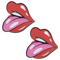 FLUORESCENT LIPS NIPPLE COVERS