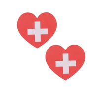 NIPPLE PASTIE HEARTS NURSE
