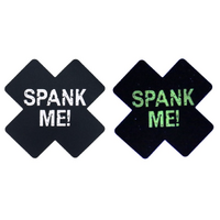 NIPPLE PASTIE CROSS SPANK ME GLOW IN THE DARK