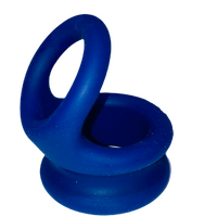 TUG 2 LARGE COCK RING / BALL STRETCHER - BLUE