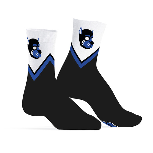 PUPPY HOOD SOCKS - BLUE