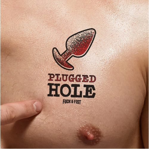 TEMPORARY TATTOO PLUGGED HOLE