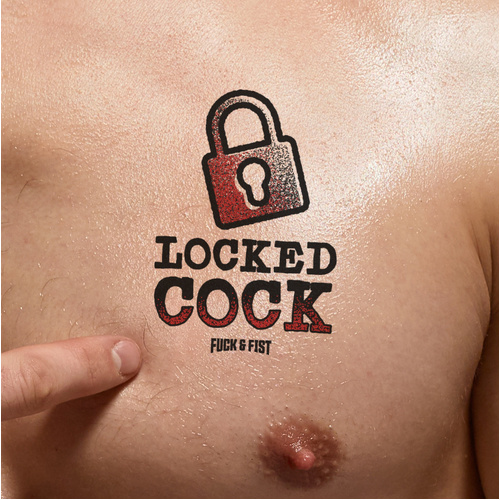 TEMPORARY TATTOO LOCKED COCK