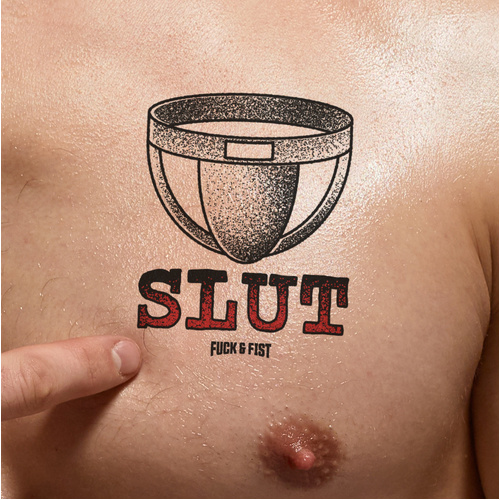 TEMPORARY TATTOO SLUT