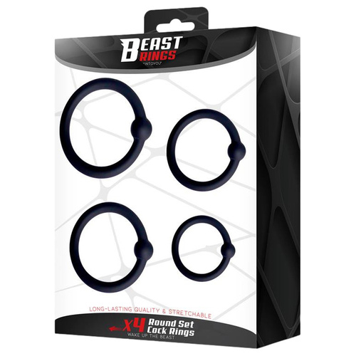 BEAST RINGS SET OF 4 GLANS RINGS