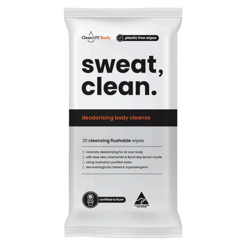 SWEAT, CLEAN - 20 WIPES