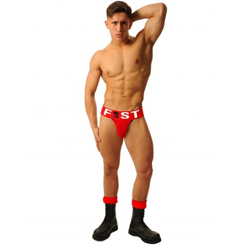 FIST JOCKSTRAP RED LARGE