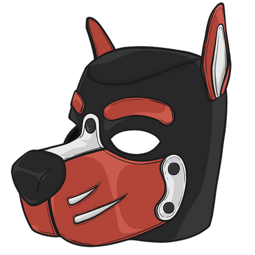 NEOPRENE HUSKY HOOD - RED