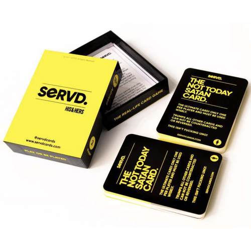 SERVED CARD GAME