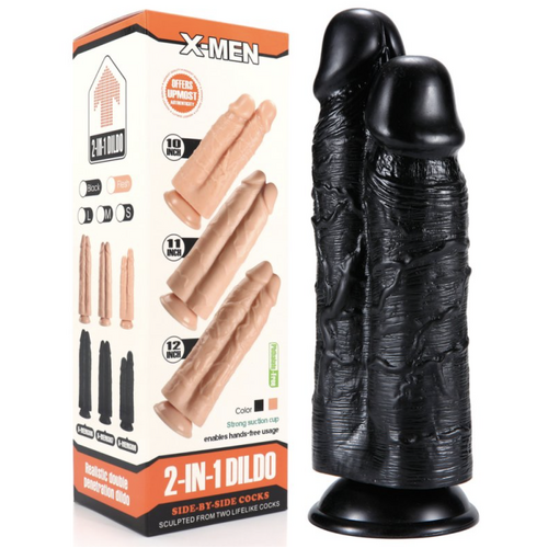 X-MEN DOUBLE PENETRATOR 10" FLESH