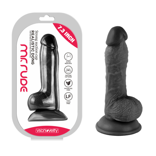 MR. RUDE 7.1" BLACK DONG