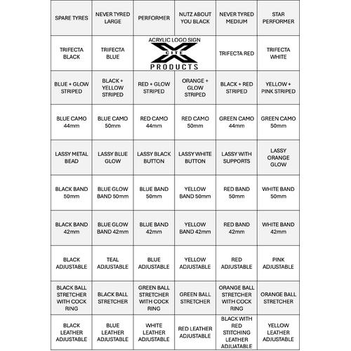 FULL COCK RING PLANOGRAM